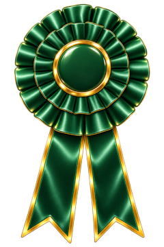 Dark green rosette