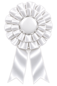 White rosette