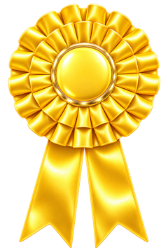 Yellow rosette